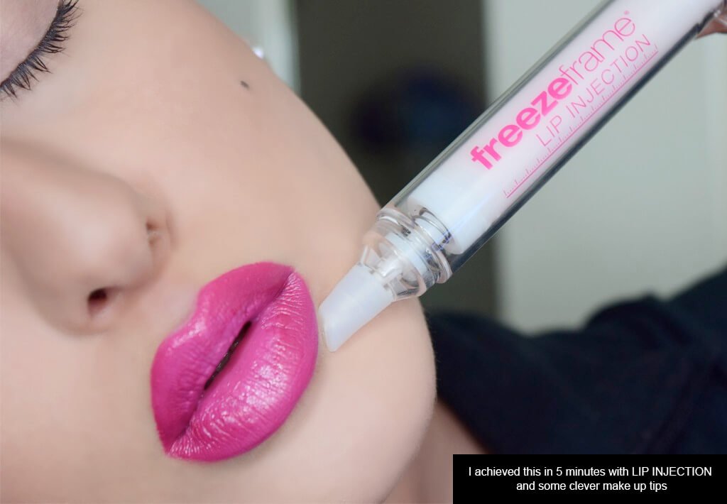 HOW TO GET FULLER LIPS IN 5 MINUTES FLAT! freezeframeuk