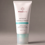freezeframe 48 HOUR WRINKLE FREEZE 60ml peptide-infused coconut water gel face mask with ice roller applicator, designed for instant skin smoothing, hydration and a radiant-looking complexion.