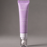 freezeframe EYELID LIFT 15ml non-surgical upper eyelid lifting serum in purple packaging with cooling ceramic applicator, designed to visibly lift, firm and tighten the appearance of drooping and sagging upper eyelids.