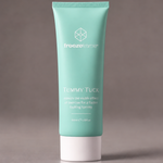 freezeframe TUMMY TUCK 100ml body firming cream in turquoise packaging, formulated to help improve the appearance of tummy firmness and create a smoother, flatter-looking stomach.